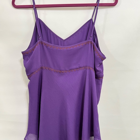 Mix It purple top with sequins boho sz 1x plus size EC - Picture 7 of 14